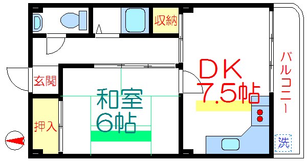 町田ファミール 12号室 間取り