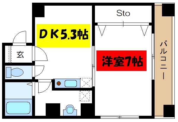 東海南小岩ビル 間取り図