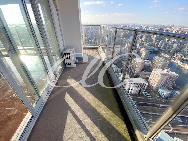 ロイヤルパークスタワー南千住 ベランダ