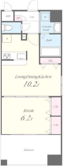 グリシーヌ 間取り図