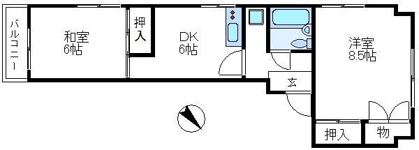 梶野園ビル 間取り図