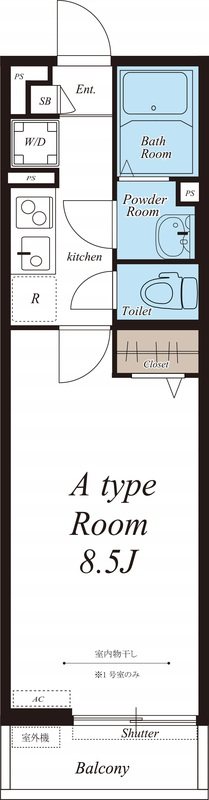 リブリ・江北 間取り