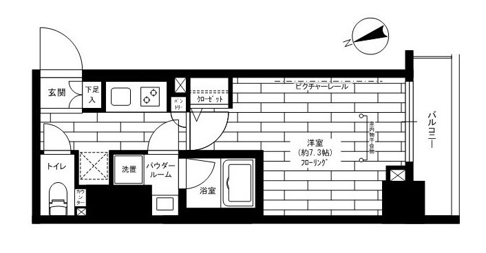 ステージファースト八丁堀 間取り
