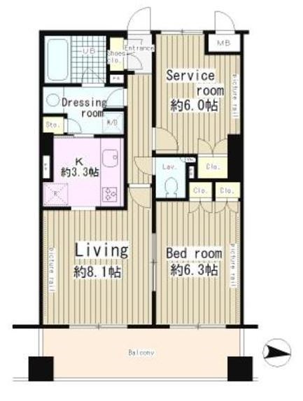 CITY　PLACE　AYASE 間取り