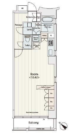カスタリア八丁堀 間取り