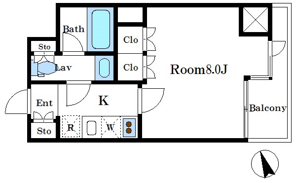 カスタリア日本橋 間取り