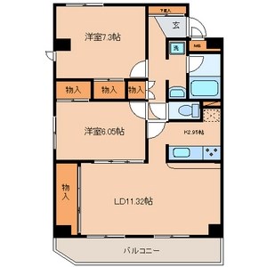 マーメイドラグーン 間取り図