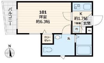 ラ　メゾン　リオン 間取り図
