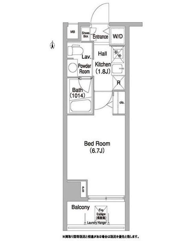 コンフォリア本所吾妻橋 207号室 間取り