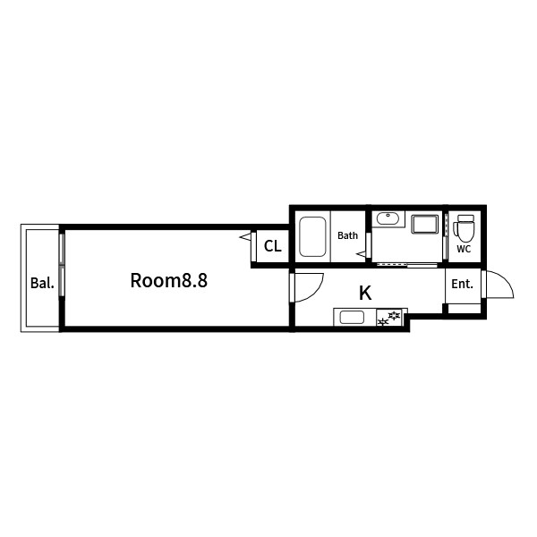 ラヴィータ平井 間取り図