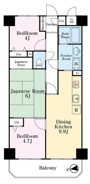 ライオンズマンション北綾瀬第6 間取り