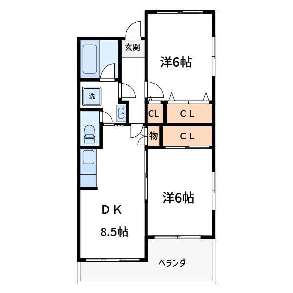 テラスハウス吉田 間取り