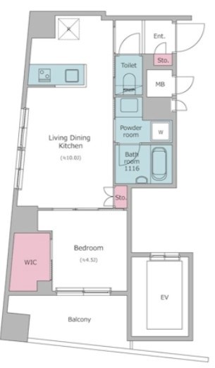 クレヴィアリグゼ西巣鴨 間取り図