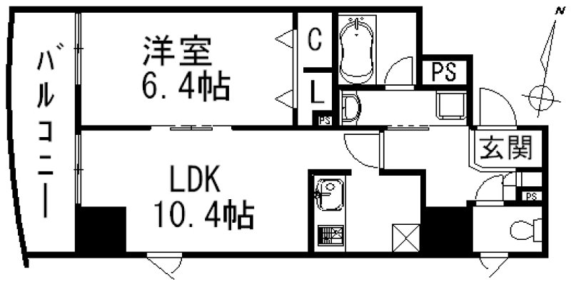 ラブールミノワ  間取り