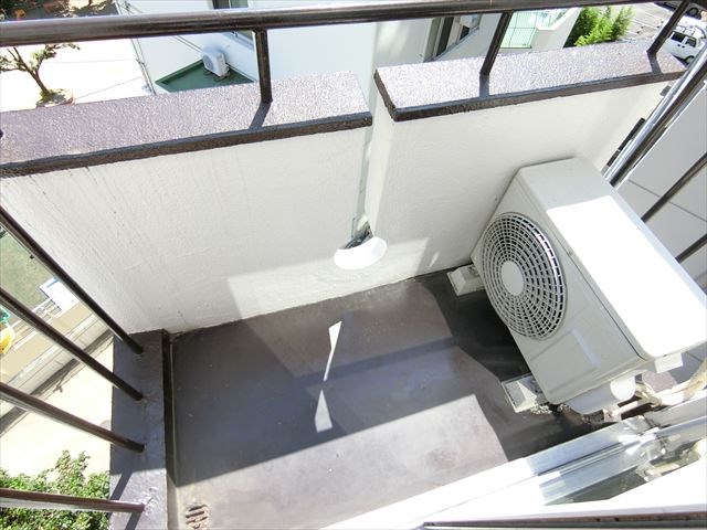 中里コーポ ベランダ