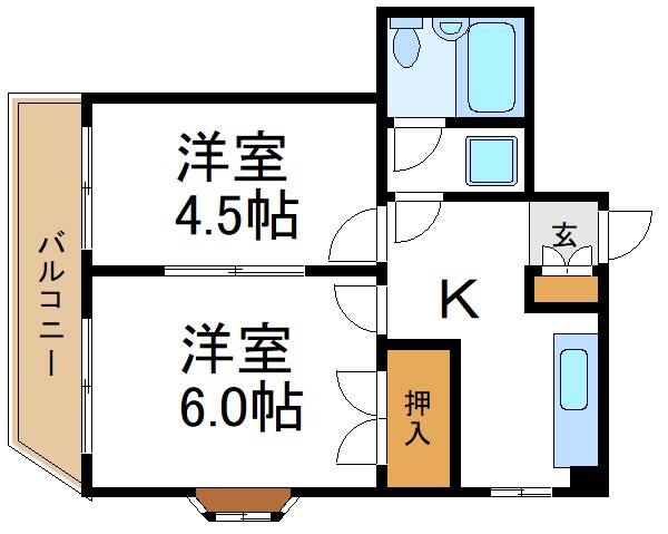 山本ハイツ  間取り