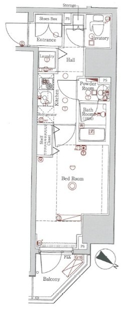 ブレシア日本橋蛎殻町 間取り