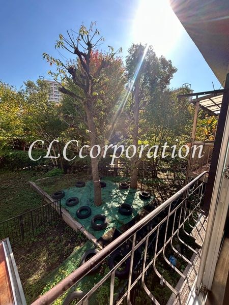 片桐荘 ベランダ