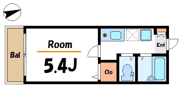 カルミア一之江 間取り図