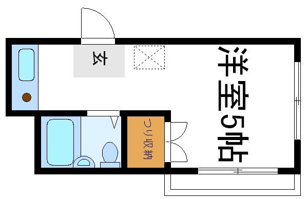 エルムーントビサンⅡ 308号室 間取り