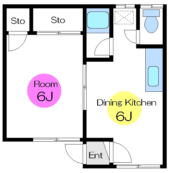 ヒルズB 間取り図