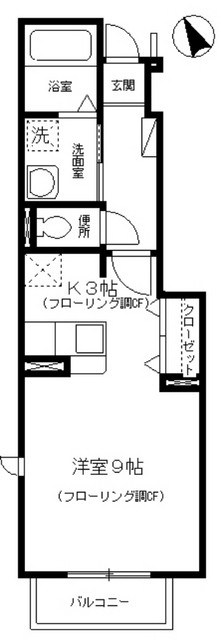 メゾンY 103号室 間取り