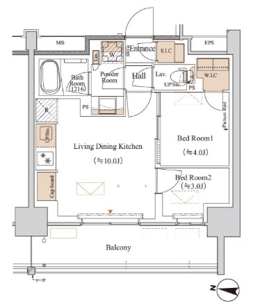 ブランシエスタ木場  間取り