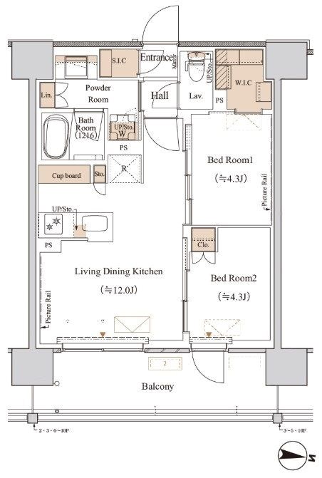 ブランシエスタ木場  間取り