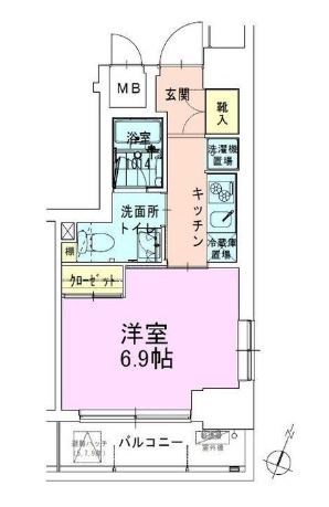 門前仲町レジデンス弐番館 間取り