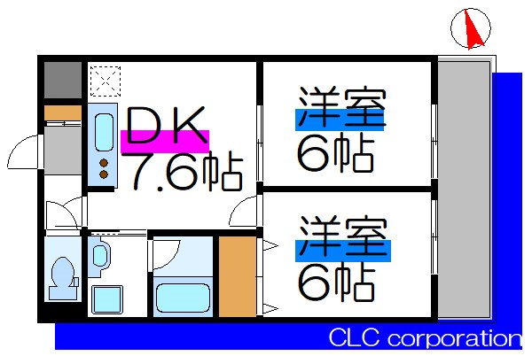 メゾン・ド・フォレ 間取り図