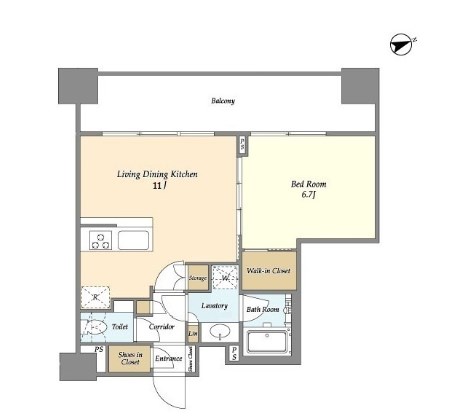 ヴィラクレール浅草 間取り