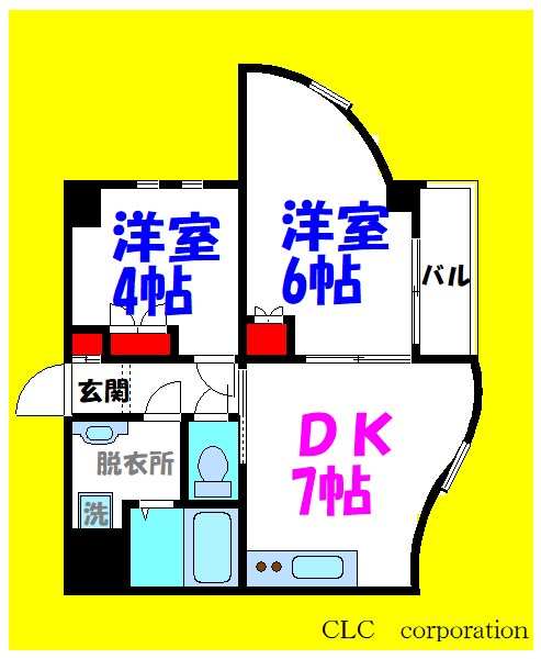 メゾンドリプレット 間取り図