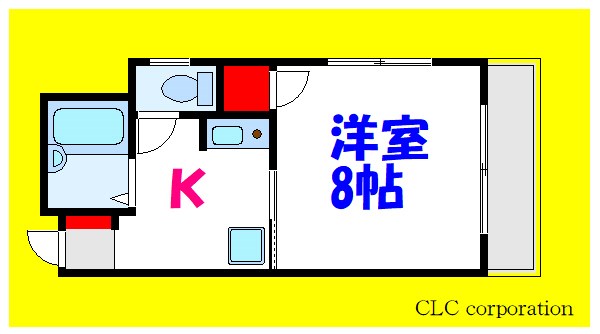 第三吉ビル   201号室 間取り