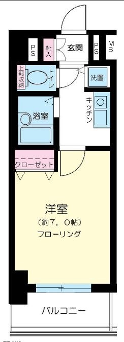 メインステージ茅場町  間取り