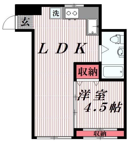 駒形武蔵野マンション 間取り