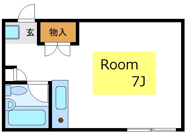もんコーポ 間取り図