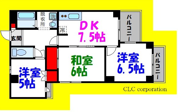 サンパレス 間取り図
