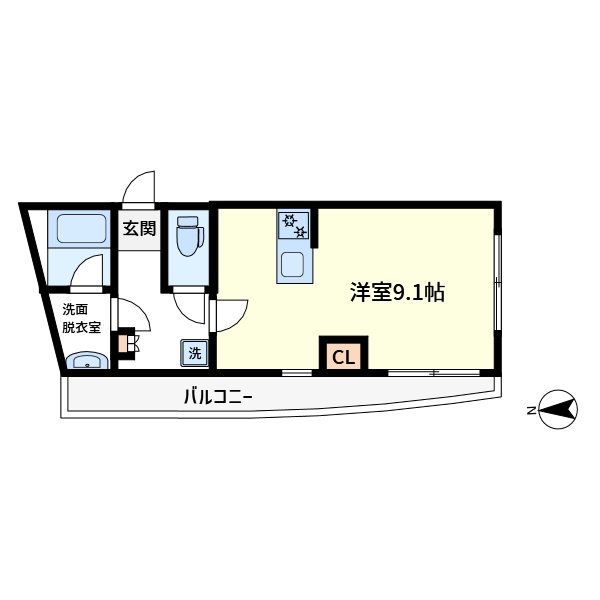 メゾンソレイユ 間取り図