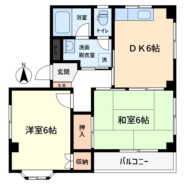 コーポベル 間取り