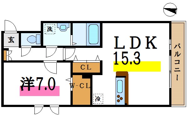 サンフライト 間取り図