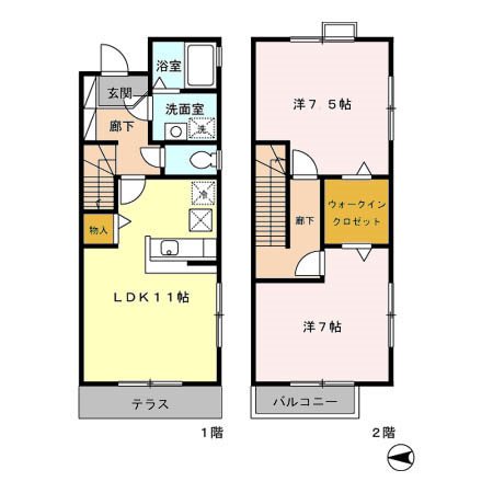 HARRISONS　COAT　SHIMIZU  間取り図