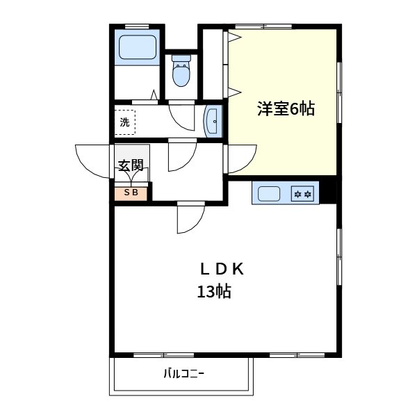 山口第二ビル 間取り