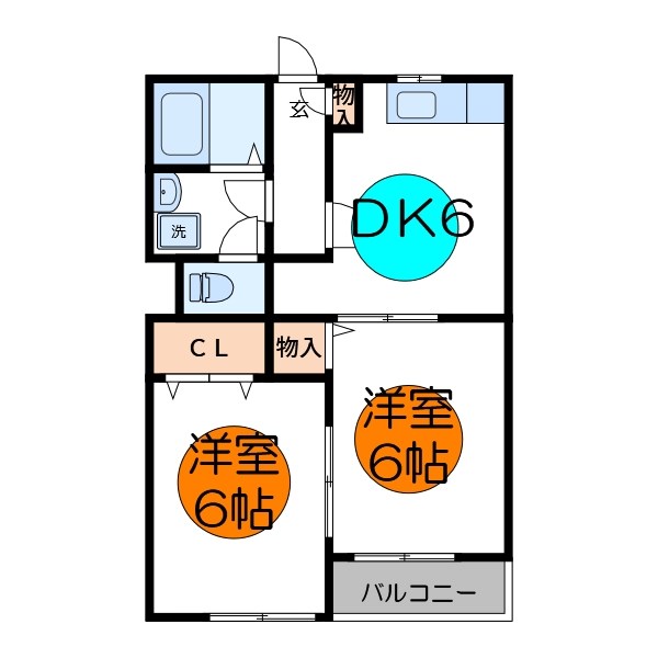 カーサファミール 間取り図