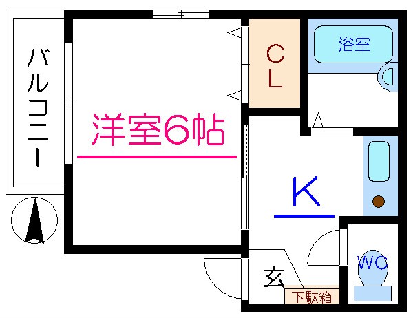 ＤＡＮハイツⅡ 間取り