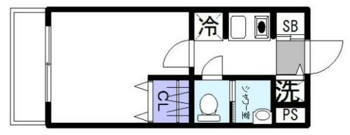 サンウィング南行徳 302号室 間取り