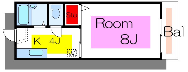 シティーフラッツ   間取り