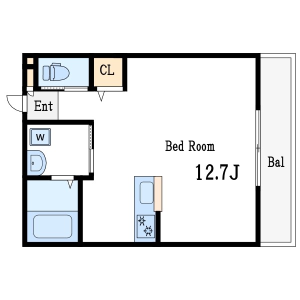 カーサ江戸川 間取り図