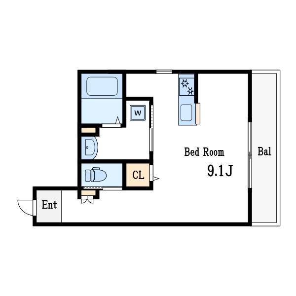カーサ江戸川 間取り図