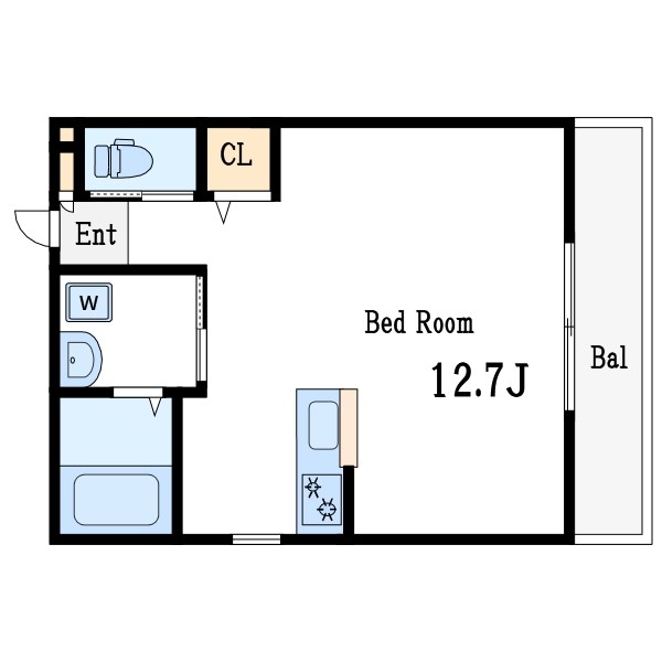 カーサ江戸川 間取り図
