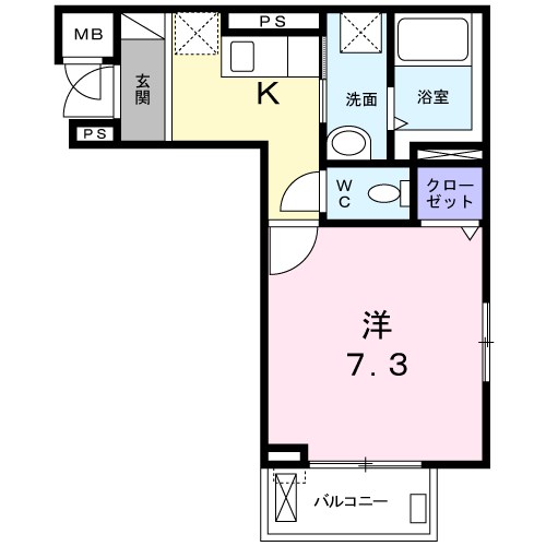 クレスト大島 間取り図